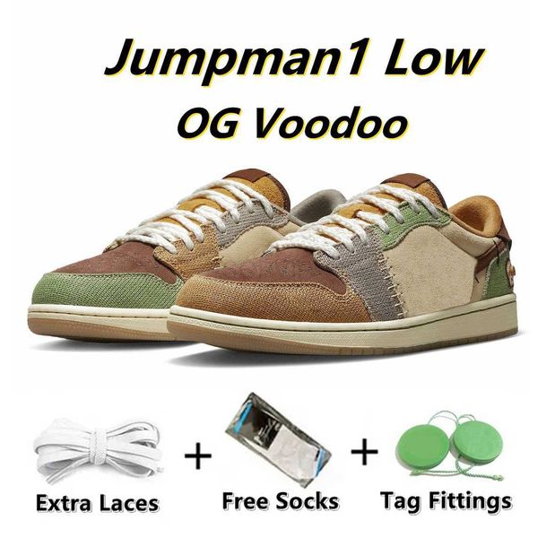 

mens women 1s basketball shoes zion williamson x jumpman 1 low voodoo flax muslin fauna brown oil green sesame moon fossil dz7292-200 men tr