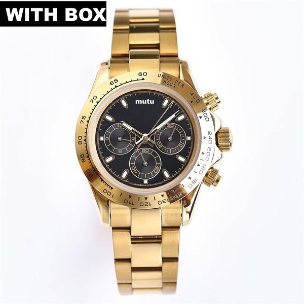

2022 new selling mens mechanical watch 2813 41mm sapphire dial gold watchs band 2831 automatic calendar watch case wristwatches designe watc, Slivery;brown