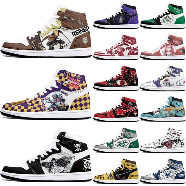 

New diy classics hot customized shoes sports basketball shoes 1s men women antiskid anime fahsion customized figure sneakers 36-48 0002GRM0