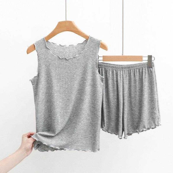 

pajamas womens summer sling modal flying shorts two piece suit large size thin
