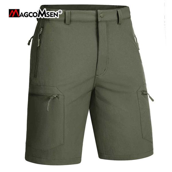 

men's shorts magcomsen military tactical summer quick dry cargo multi pockets short pants hiking fishing travel casual p230308, White;black