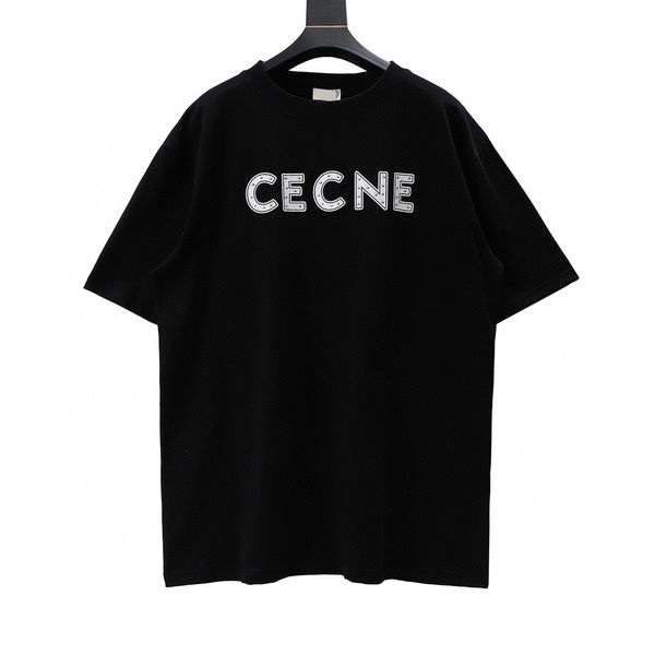 

men's plus tees & polos round neck embroidered and printed polar style summer wear with street pure cotton t-shirts 3211e, Black;brown