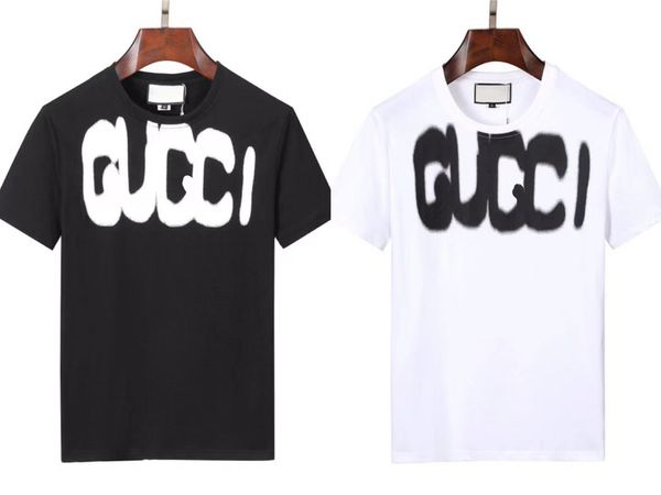 

tees men's t-shirts womens designers t shirts man fashion men s clothes casual t-shirt street shorts sleeve women clothing tshirts, White;black