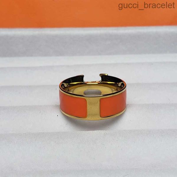 

new designer design titanium ring classic jewelry men and women couple rings modern style band width 8mm, Slivery;golden