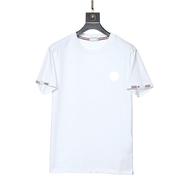 

designer mens t shirts women's embroidered badge letter print loose casual cotton polo short sleeve t shirt bottom size s/m//xl x8tw, White;black
