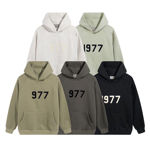 

designer hoodie men women 3d silicon hoodies skateboard hip hop autumn winter oversize high street streetwear hooded sweatshirt, Black