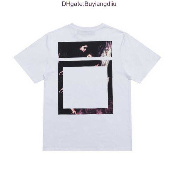 

luxury offs classics mens t shirt designer brand t-shirts casual summer tees women back arrow x print t-shirt couples sports tshirts hip ho, White;black