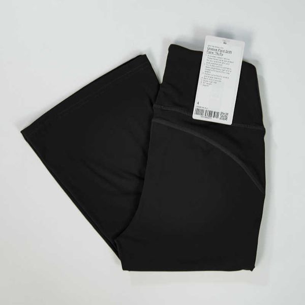 black flared trousers