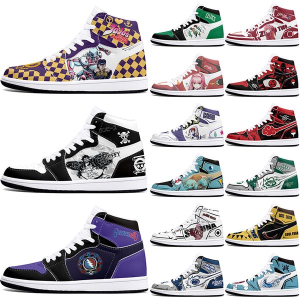 

New diy classics hot customized shoes sports basketball shoes 1s men women antiskid anime fahsion customized figure sneakers 36-48 305366