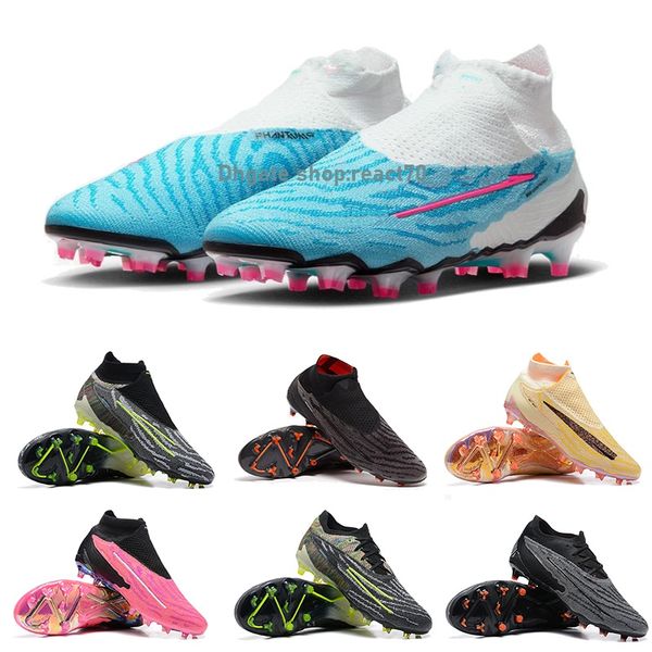 

football boots new pattern soccer shoes phantom gt2 gx elite fg knitted football shoes waterproof