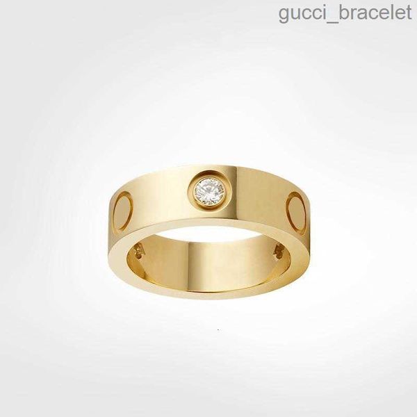 

2022 classic style simple band ring gold silver rose colors titanium steel couple rings fashion women designer jewelry lady party gifts whol, Slivery;golden