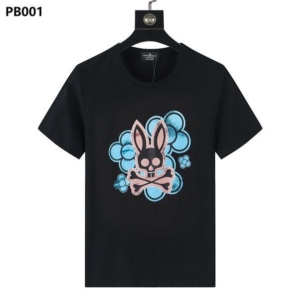 

designer psycho bunny men t shirt men shirt american fashion brand shirts transportation men shirts size m--xxxl ocqc, White;black