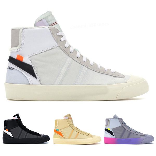 

mais novo spooky mid sneakers 2.0 running shoes grim reepers white offs hallows eve mens mulheres branco cinza preto casual sapato de skate, White;red