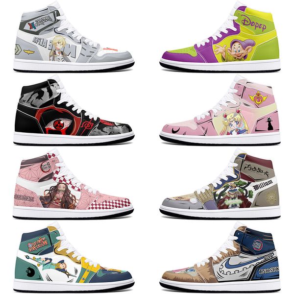 

New classics customized shoes diy sports basketball shoes 1s men women damping antiskid anime customized figure sneakers 36-48 0001SA0C
