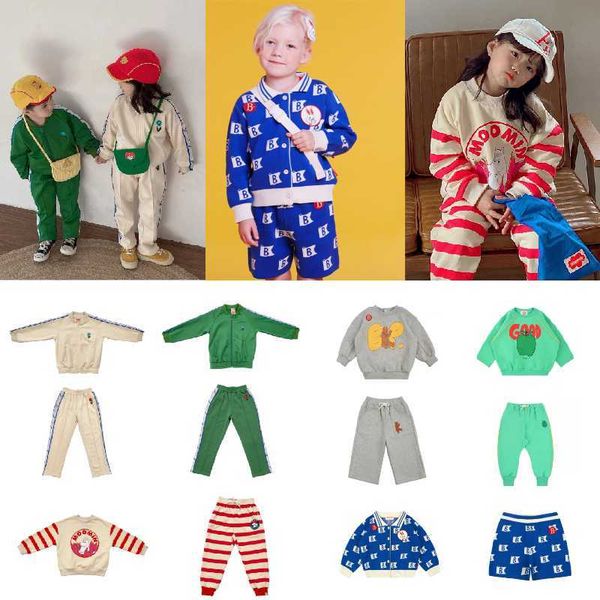 

bebe brand 2022 kids sweatshirts baby hooded jacket cartoon girls boys denim pant autumn child stripe long sleeve t shirt p230331, White