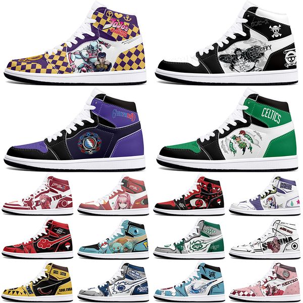 

New diy classics hot customized shoes sports basketball shoes 1s men women antiskid anime fahsion customized figure sneakers 36-48 306832