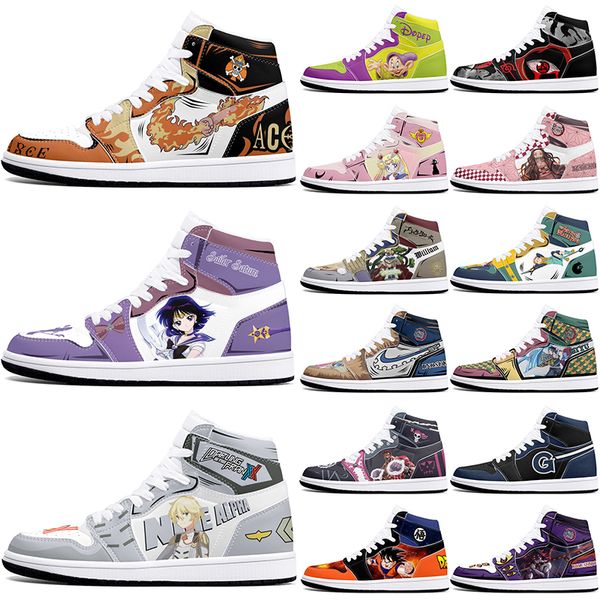 

New customized shoes diy sports basketball shoes 1s men women damping antiskid anime fashion customized figure sneakers 0001RAYG
