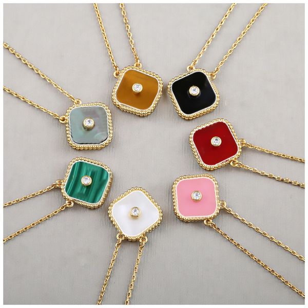 

van clover necklace gold jewelry chain necklace luxury gold chain designer jewelry pendant, Silver