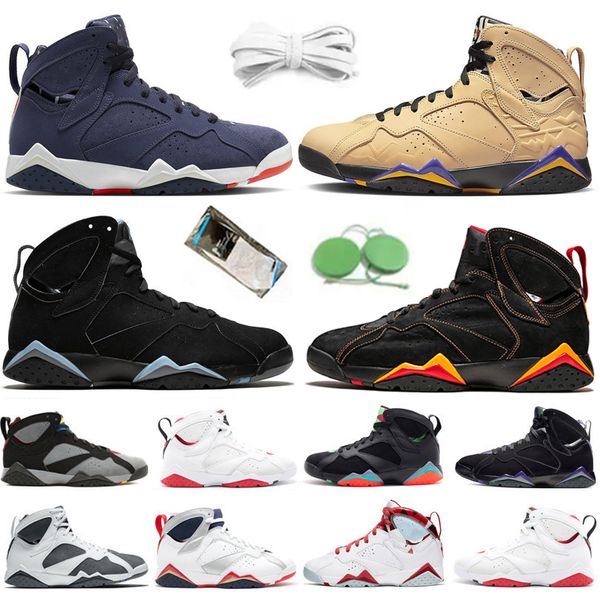 

basketball shoes 7 7s men women sneaker afrobeats barcelona nights bordeaux chambray flint hare patent leather pantone citrus ray allen trai