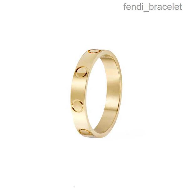 

4mm slim love wedding band ring for women men 316l titanium steel cubic zirconia designer jewelry aneis anel bague femme classic design, Slivery;golden