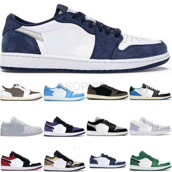 

1 1s unc men women basketball shoes university blue black og cactus court purple triple white mens royal toe paris midnight navy gold
