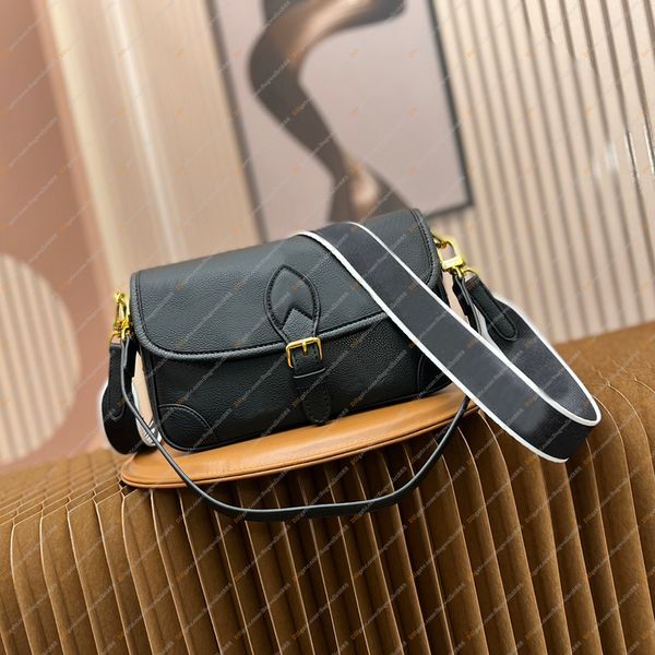 

diane handbag crossbody bags designer wallet genuine leather embossed baguette luxury pochette fashion womens shoulder bag messenger purse r