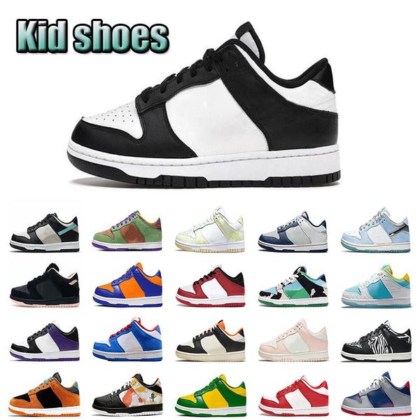 

with box 2023 dunks children's casual shoes new chunky kids shoes boys girls designer fashion low sneakers athletic children sb panda s