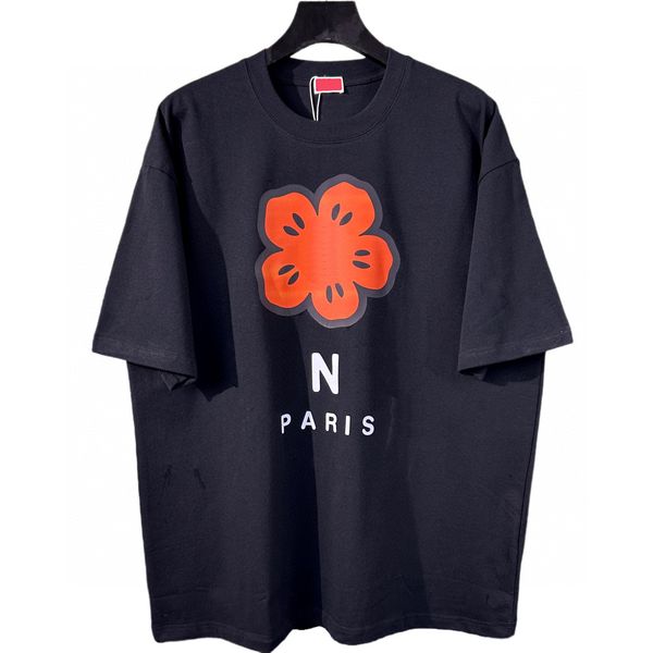 

men's plus tees & polos round neck embroidered and printed polar style summer wear with street pure cotton 113g3, Black;brown