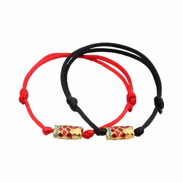 

20pcs creative alloy fish luck adjustable bracelet woman man hip hop fashion jewelry friendship gifts, Golden;silver