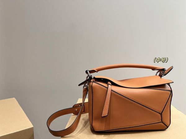 

luxury designer bag genuine leather handbag shoulder bucket woman higth quality high fashion women clutch totes crossbody cowhide geometry p