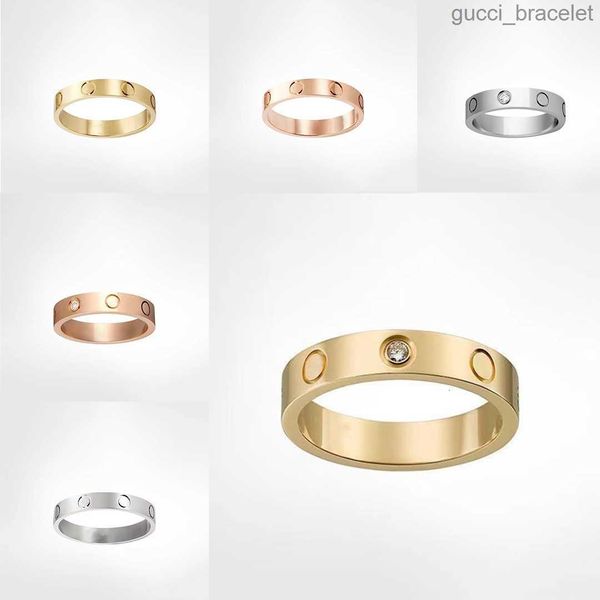 

men's and women's love rings classic designer rings wedding anniversary valentine's gift engagement ring fashion luxury jewle, Slivery;golden