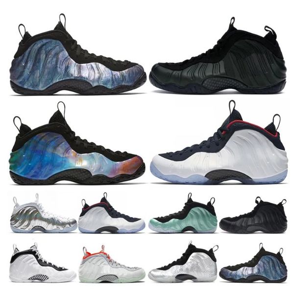 

new penny hardaway men basketball shoes foam 1 one pro island green galaxy big bang floral metallic gold abalone athletic air trainers sneak