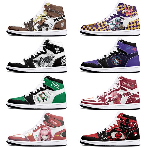 

New diy classics customized shoes sports basketball shoes 1s men women antiskid anime cool customized figure sneakers 36-48 0002F2DR