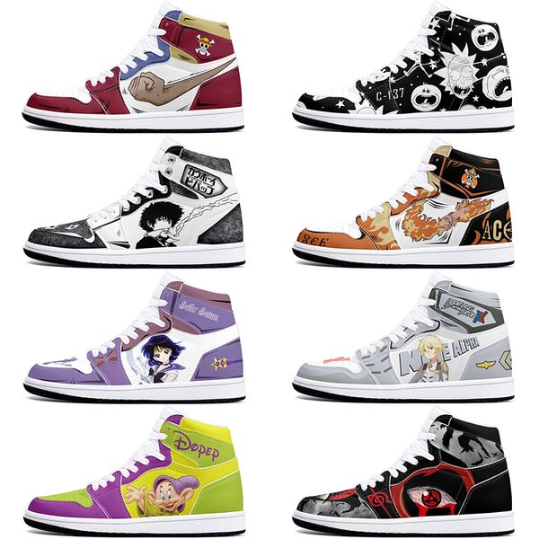 

New customized shoes diy sports basketball shoes 1s men women damping antiskid anime fashion customized figure sneakers 36-48 0001ZU8Z