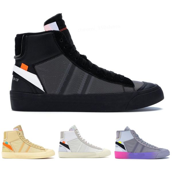 

nuevo spooky mid sneakers running shoes 2.0 zapatillas grim reepers offs white hallows eve hombres mujeres blanco gris negro casual skate c0, White;red