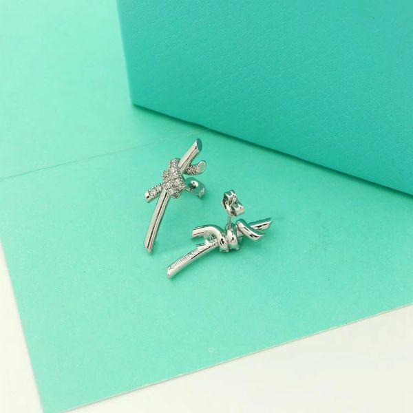 

new style stainless steel fashion 14mm t ear stud jewelry heart-shaped pendant earrings love earrings for women's party wedding gifts w, Golden;silver