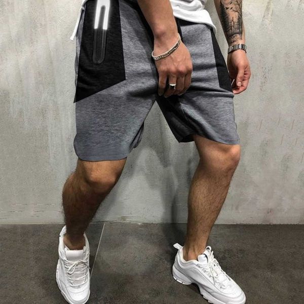 

men's shorts summer gyms workout new men fitness bodybuilding male breathable quick dry sportswear jogger running casual short p230308, White;black