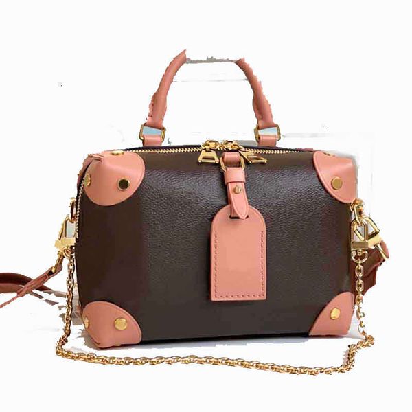 

10a wallets petite bags women messenger handbags 45571 45531 fashion chain desgin canvas leather soft tag shoulderbags printed packs b yf92, Red;black