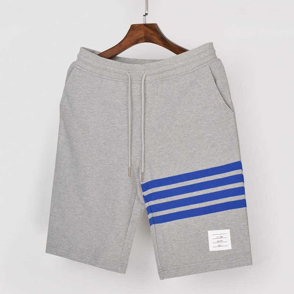 

men's and women's shorts in 2023 summer new fashion designer brand thom casual sports capri pants, White;black