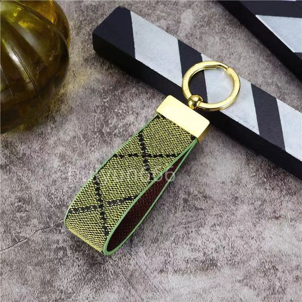 

men women keychains lanyards designer letter flower leather car bag key lanyard classic keychain fashion charm pendant, Silver