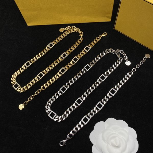 

luxury designof an alphabet necklace 18k gold plated stainless steel fashion women's necklace pendant wedding jewelry accessories whole, Black