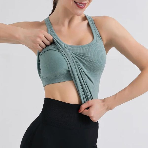 

lulus gym yoga bra backless crop women crew neck with gym off shoulder tank fitness cami casual summer, Black;white