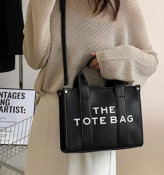 

marc jocobs the tote bag famous designer cool practical large capacity shoulder handbag women great coin purse crossbody casual square leath, Black;red