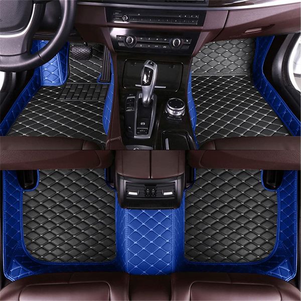 

for tesla car floor mats pu non-slip easy to clean waterproof foot mats book