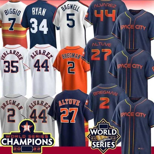 

yordan alvarez baseball jose altuve 2 alex bregman 2023 world series jerseys astros jeff bagwell jeremy pena yuli gurriel houston kyle tucke