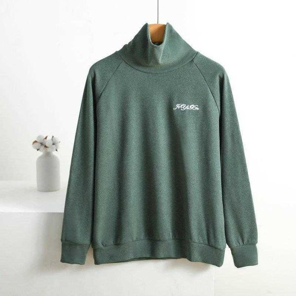 

womens long sleeved pajamas autumn high collar heating dralon outer wear plus
