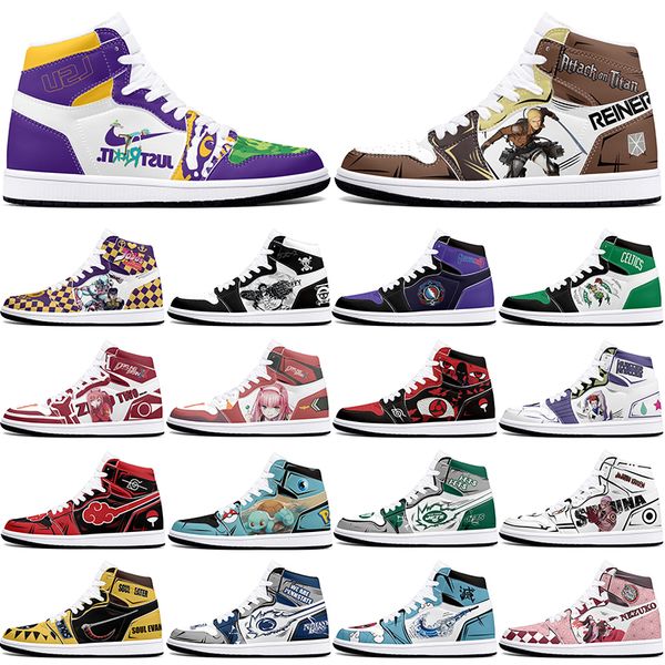 

New diy classics customized shoes sports basketball shoes 1s men women antiskid anime cool customized figure sneakers 36-48 00025BTZ