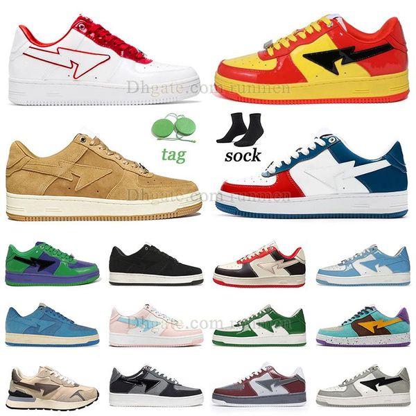 

new fashion casual shoes france white red beige suede iron men women sneaker black suede abc camo combo pink sk8 sta grey green teal brown f