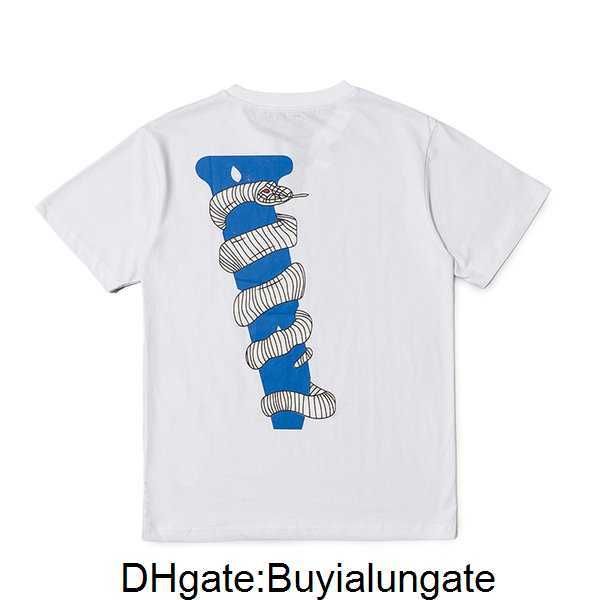

fashion mens white snake t shirt famous designer t-shirt big v hip hop men women short sleeve s-xl ghu0, White;black