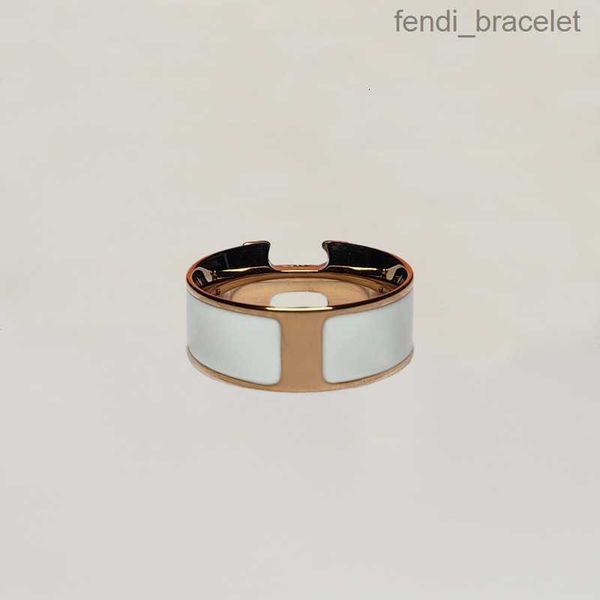 

luxury classic h band rings designer enamel ring men and women couple letters 18k gold ring no fading prevent allergies holiday gifts, Slivery;golden